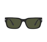 Mens Rectangular Sunglasses in Bold Black - unisex - Persol - Sunglasses - Black - 55 MM - Accessories 55 MM
