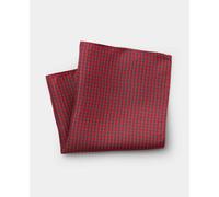 Men's Red Chain Silk Pocket Square - Savile Row Company