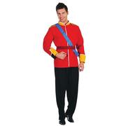 Mens Red Prince Charming Fancy Dress Costume - One Size