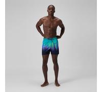 Men's Redondo Edge Printed Swim Shorts Green/Blue - S Turquoise Gem S