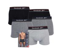 Men's Reebok 5 Pack of Sports Trunks in Black