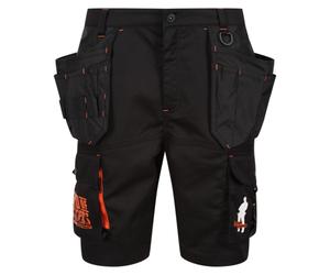 Mens Regatta Durable Cargo Combat Multipocket Band of Builders Holster Shorts