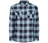 Mens Regatta Shelford Durable Padded Check Workwear Casual Cotton Shirt Jacket