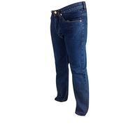 Mens Regular Fit Denim Jeans Waist 30-50 Leg 27 29 31 Comfort Casual Basic Plain Work Relaxed Pants Black Stonewash Blue Light Bleach Short Regular Bottoms Hard Wearing Tough