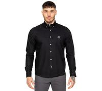 Mens Regular Fit Oxford Shirt Cotton Menswear Classic Style Comfortable Wear - Black / 2XL