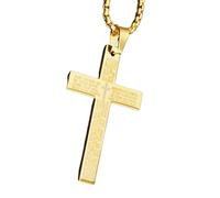 Mens Religious Chain | Chain Necklace Holy Pendant,Religious Necklace Bible Verse Pendant, Belief Stainless Steel for Men Women, Refer to description, Stainless Steel, Unisex