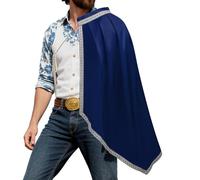 Mens Renaissance Shawl Half Shoulder Cosplay Cloak