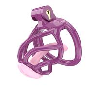 Men's Resin Breathable cage with Five Fixed arc Rings (43mm/46mm/49mm/51mm/55mm) (Purple, E6)