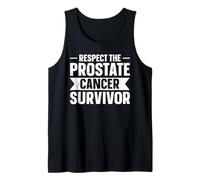 Mens Respect The Prostate Cancer Survivor Tank Top