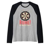 Mens Rest of the Champions Throws Darts and Darts Players Raglan Baseball Tee