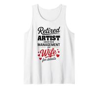 Mens Retired Artist Under New Management See Wife Tank Top