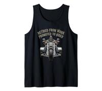 Mens Retired from Work Promoted to Rider Trike Motorcycle Triker Tank Top