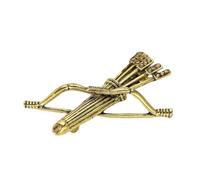 Mens Retro Arrows Quiver Brooch Pin Vintage Alloy Accessory for Individual Styles Expression and Outdoor Activities Vintage Brooch