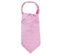 Men's Retro Ascot Ties Cravat Ties Ascot Neckties Chic for Gentleman - Dotted White Pink