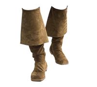 Mens Retro Medieval Cosplay Boots Long Boots Pirate Costume Cosplay Shoes Boots Halloween