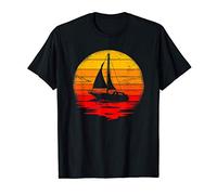 Mens Retro Sailing Boating Vintage Seamen Sailor Sailing T-Shirt