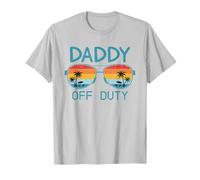 Mens Retro Summer Sunglasses Beach Sunset Daddy Off Duty T-Shirt