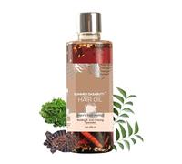Men's Revital Summer Dasabuti Hair Oil - 200ml | For Hair Fall & Dandruff Control | With 16 Fresh Herbs, Castor Oil, Coconut & Amla | Herbal Scalp Massage Oil for Men | Cooling & Non-Sticky Formula
