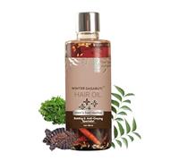 Men's Revital Winter Dasabuti Hair Oil - 100ml | For Hair Fall, Dandruff & Greying Control | Ayurvedic Scalp Massage Oil with 16 Heat-Soaked Herbs, Castor, Coconut & Amla | Herbal Hair Oil for Men