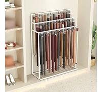 Men's Ribbon Storage nizer Rack - Tie & Belt Display Stand, Hanging Hook for Clothing Stores, Retail Shelves, Handbag & Scarf Holder, Closet Floor nizer