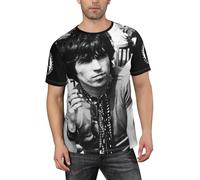 Men's Richards-Singer Shirt Basic Short Sleeve T - Shirt for Every Occasion Black M