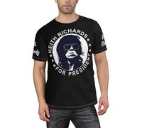 Men's Richards-Singer Shirt Basic Short Sleeve T - Shirt for Every Occasion Black M