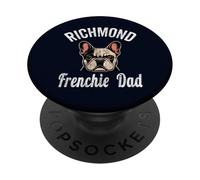 Mens Richmond Frenchie Dad Shirt French Bulldog VA Dog Lover PopSockets Adhesive PopGrip