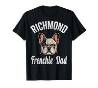 Mens Richmond Frenchie Dad Shirt French Bulldog VA Dog Lover T-Shirt