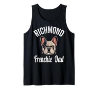 Mens Richmond Frenchie Dad Shirt French Bulldog VA Dog Lover Tank Top