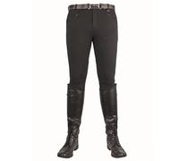 HKM Men's Basic Riding Breeches, Black, 34
