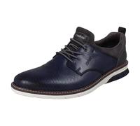 Mens Rieker Smart Casual Leather Elasticated Lace Up Shoes 14450