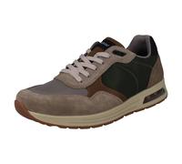 Mens Rieker Suede Leather Mesh Lace Up Trainers Removable Insole - B1000