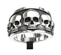 Men's Rings, Women's Rings, Rings, Gifts, Punk Skull Rings for Personality, Vintage Gothic Skull Ring, Rock Fashion Accessories