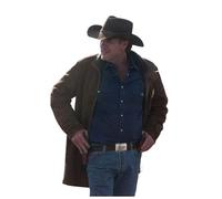 Men's Robert Sheriff Coat Taylor Walt Real Suede Leather Jacket Collection