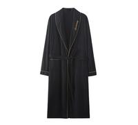 Men's Robes Lightweight Summer Dressing Gown, Breathable Skin-Friendly Super Soft Comfortable Fluffy Unrestrained Atmospheric Simple Leisure Loungewear Spa Gym Shawl Nightwear