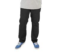 Mens Rockford Duke Denim Jeans Straight Fit Black RJ320 Size 30"- 40" Waist 36 x 32
