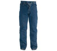 Mens Rockford Duke Stonewash Blue 30" Short Leg Denim Jeans Comfort Fit Big King Size Adult Trousers (56" Waist)