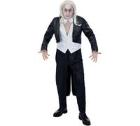 Mens Rocky Horror Show Riff Raff Fancy Dress Costume