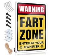 Mens Room Decor Warning Fart Zone Metal Sign Little Man Cave Room Decor for Boys ( Size : 30X40CM )
