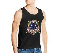 Men's Rory-Gallagher Tank Top Quick-Drying Sleeveless Top Casual Sport Gym Vest Black