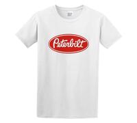 Men's Round Neck T-Shirt Details About Peterbilt American Truck Trucker Driver Crew-Neck t-Shirt White