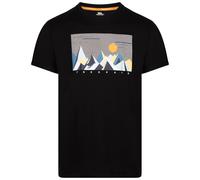 Trespass Men's Casual T-Shirt Ennadai - Knitted Woven Casual Top for Men, 180gsm Cotton-Poly Blend Crew Neck Men's T-Shirt, Men's Tshirt with Printed Decal on Chest