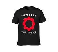 Men's Round Neck T-Shirt Nitzer Ebb That Total Age Crew-Neck t-Shirt Black