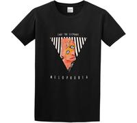 Men's Round Neck T-Shirt Seico Cage The Elephant Punk Bands Pure Cotton is More Hygroscopic Black