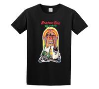 Men's Round Neck T-Shirt Status Quo Perfect Remedy Crew-Neck t-Shirt Black S