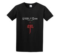 Men's Round Neck T-Shirt Steely Dan Classic Style Black