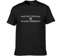 Men's Round Neck T-Shirt Velvet Underground Lou Reed Vinyl CD Nico Warhol Banana B Carefully Designed, Every Design is just Right Black