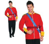 Mens Royal Prince Charming Costume Adults William Panto Fancy Dress New Medium