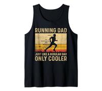 Mens Running Dad Just Like A Regular Dad Only Cooler Tank Top