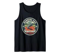 Mens Running Dad Runner Track Sprint Athlete Father's Day Tank Top